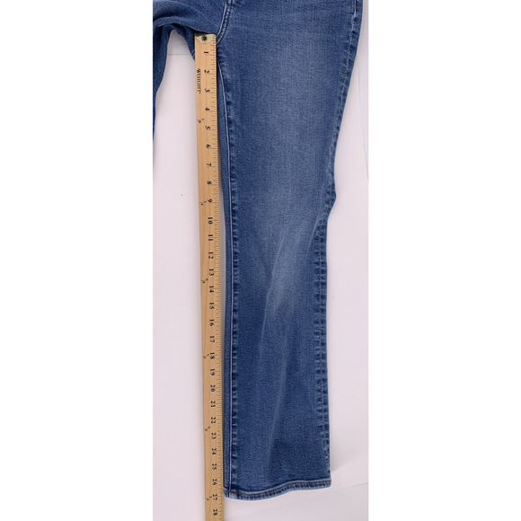Madewell CALI DEMI-BOOT Jean Women's Size 25 x 27 Medium Wash High Rise - Picture 8 of 14